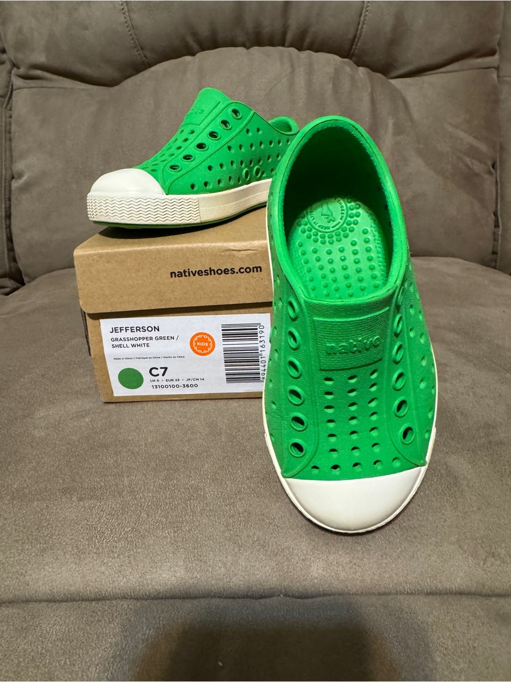 Native Jefferson Child - Green - Toddler C7